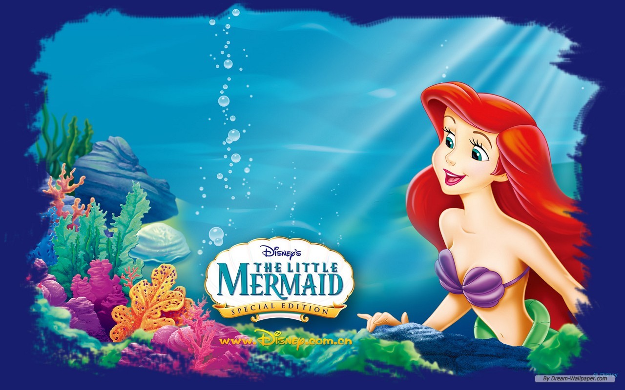 The Little Mermaid - Invitaciones De La Sirenita Para Editar - HD Wallpaper 