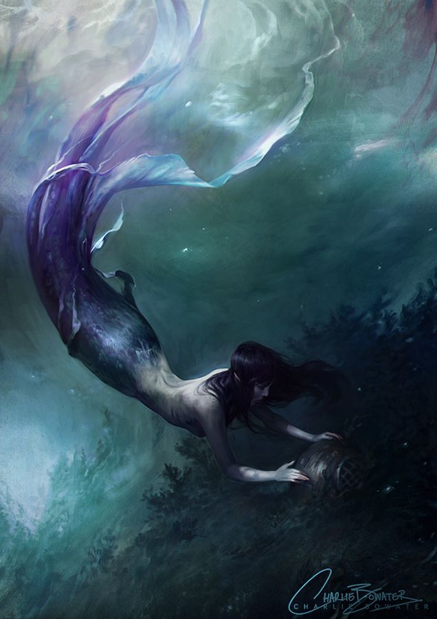 Mermaid Hd Wallpapers, Desktop Wallpaper - Mermaid Concept Art - HD Wallpaper 