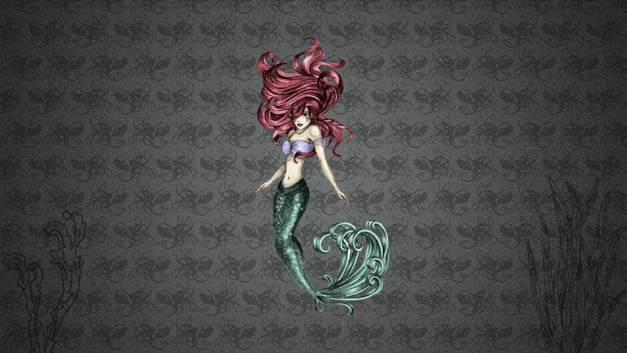 Mermaid Wallpapers - Illustration - HD Wallpaper 