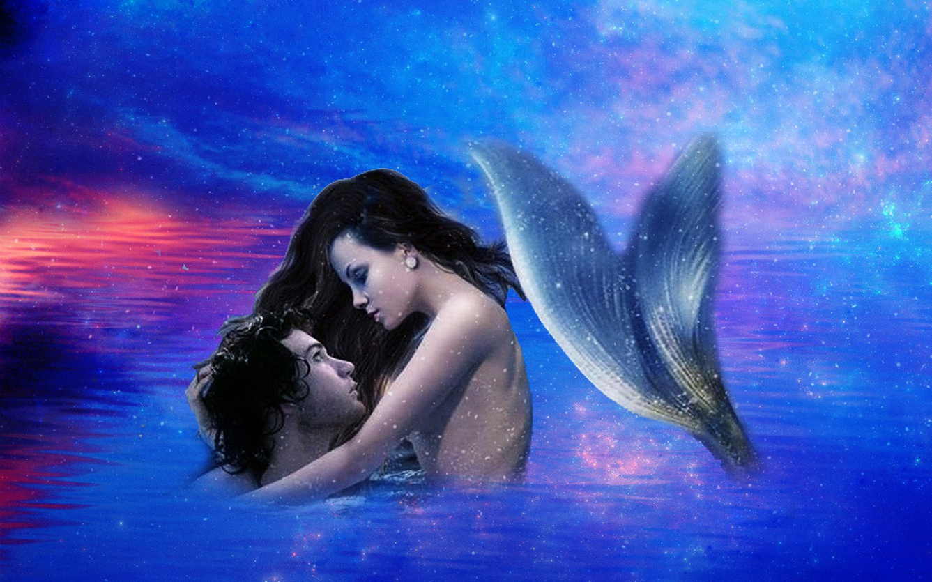 romantic beautiful mermaid