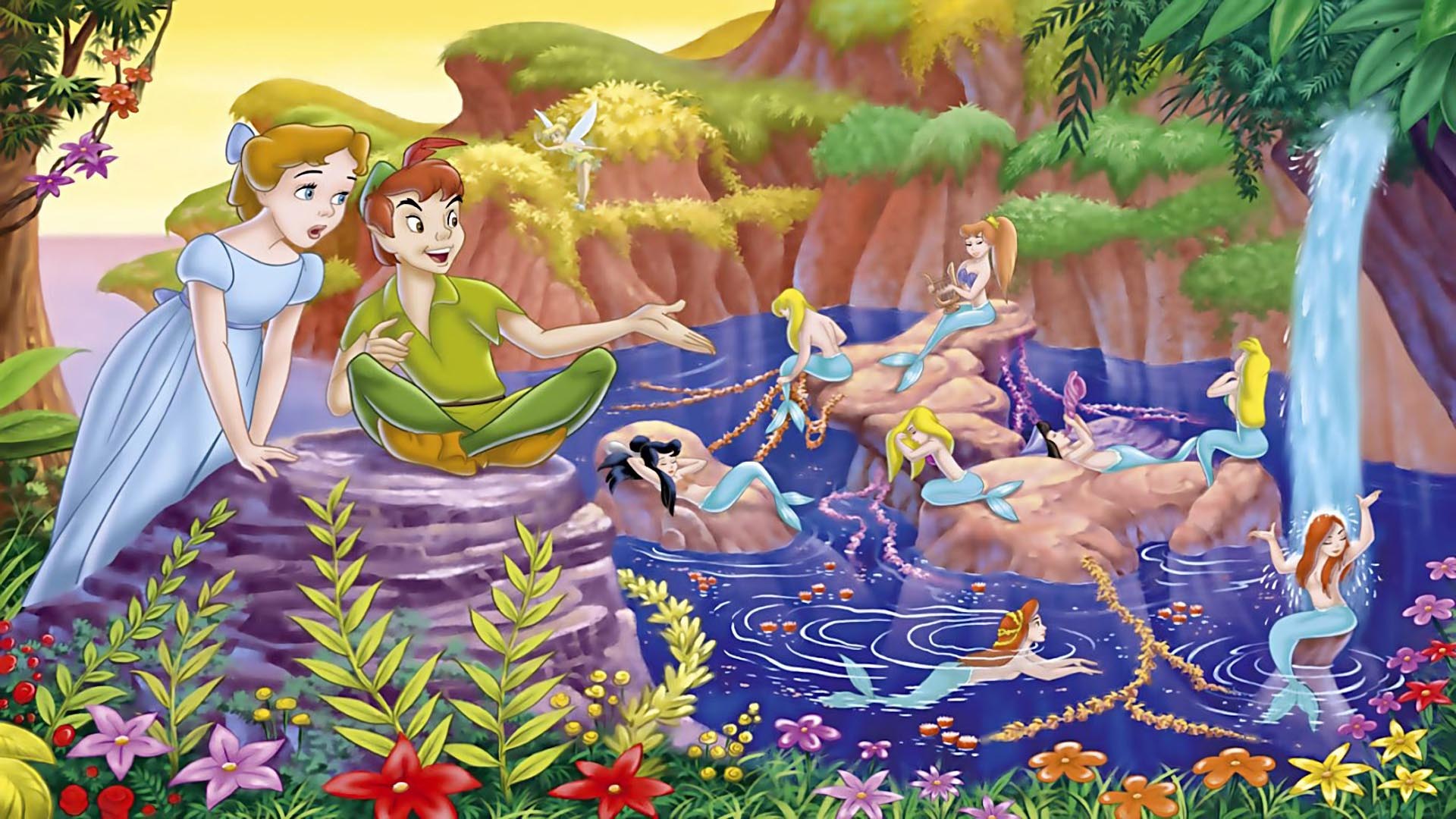 Peter Pan Background 1953 - HD Wallpaper 
