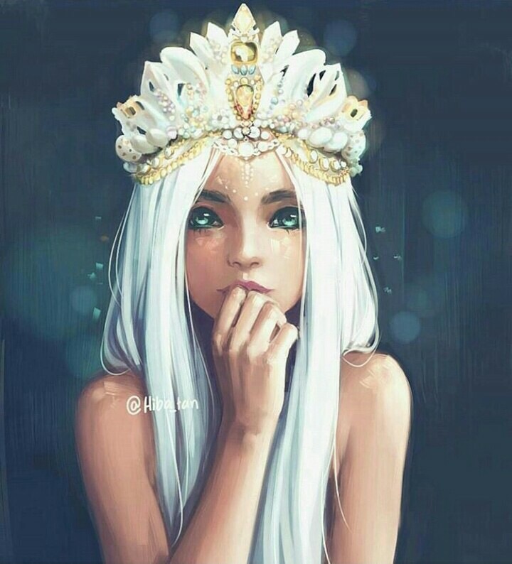 Cute, Mermaid, Princess - Queen's Girl With A Crown - HD Wallpaper 