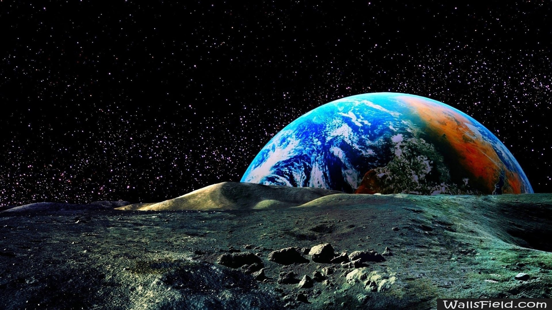 Earth View Wallpaper - HD Wallpaper 