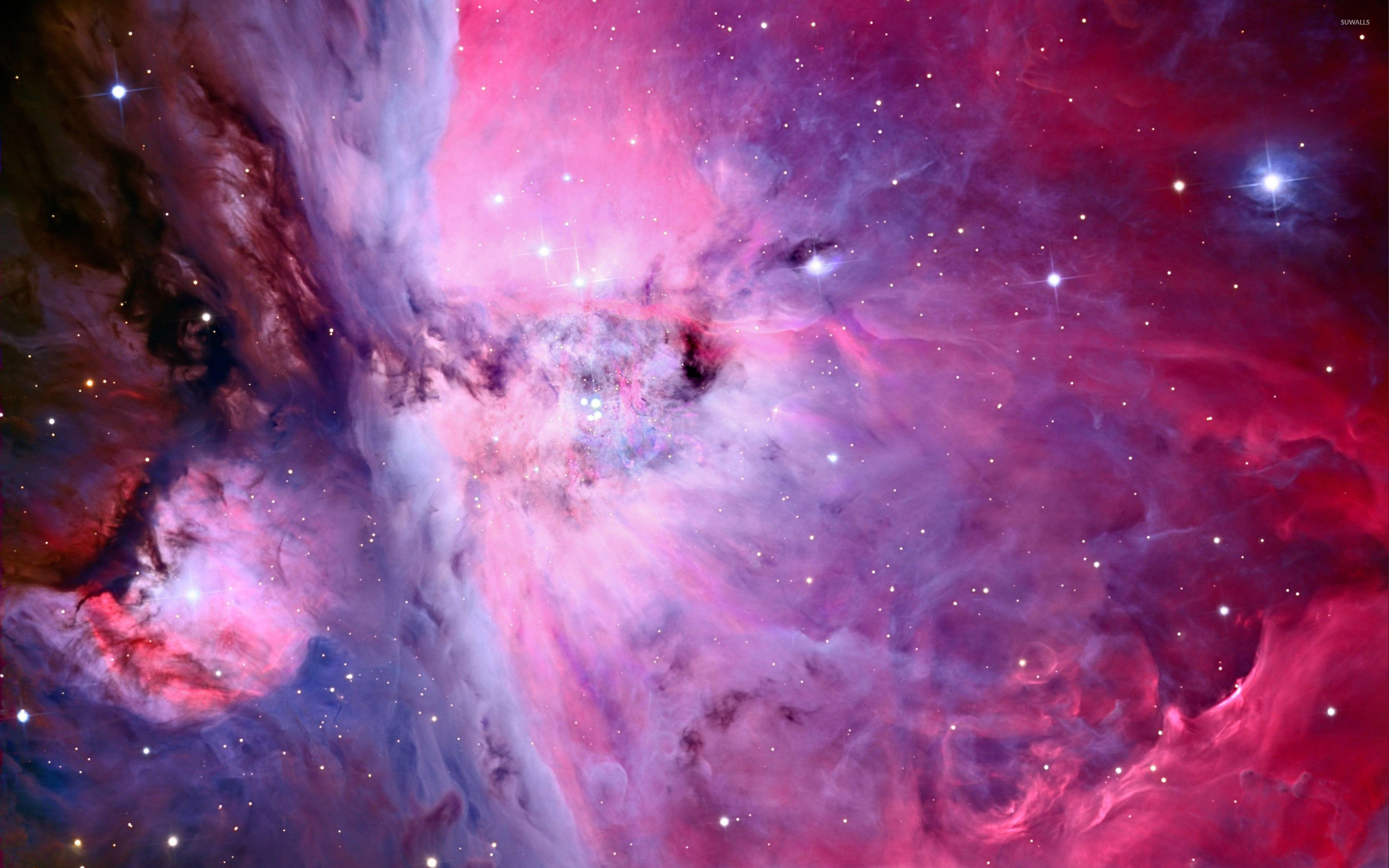 Pink Nebula - HD Wallpaper 