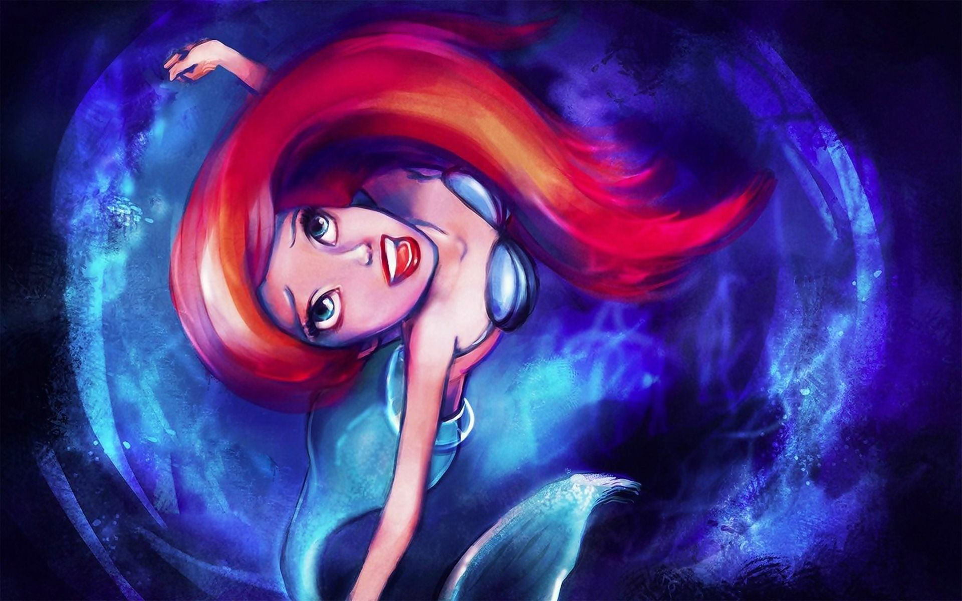Little Mermaid Artwork 4k - HD Wallpaper 