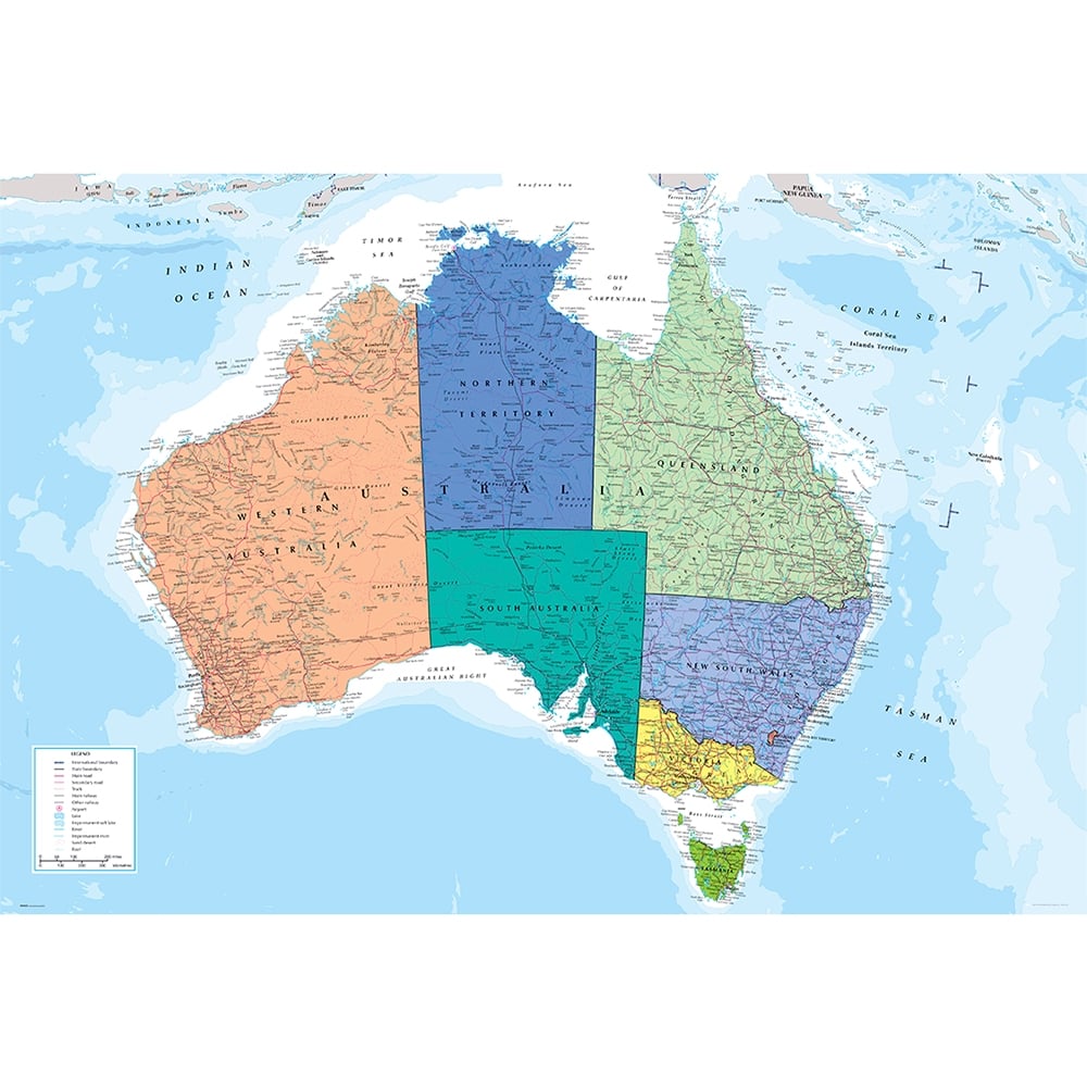 Map Of Australia - HD Wallpaper 