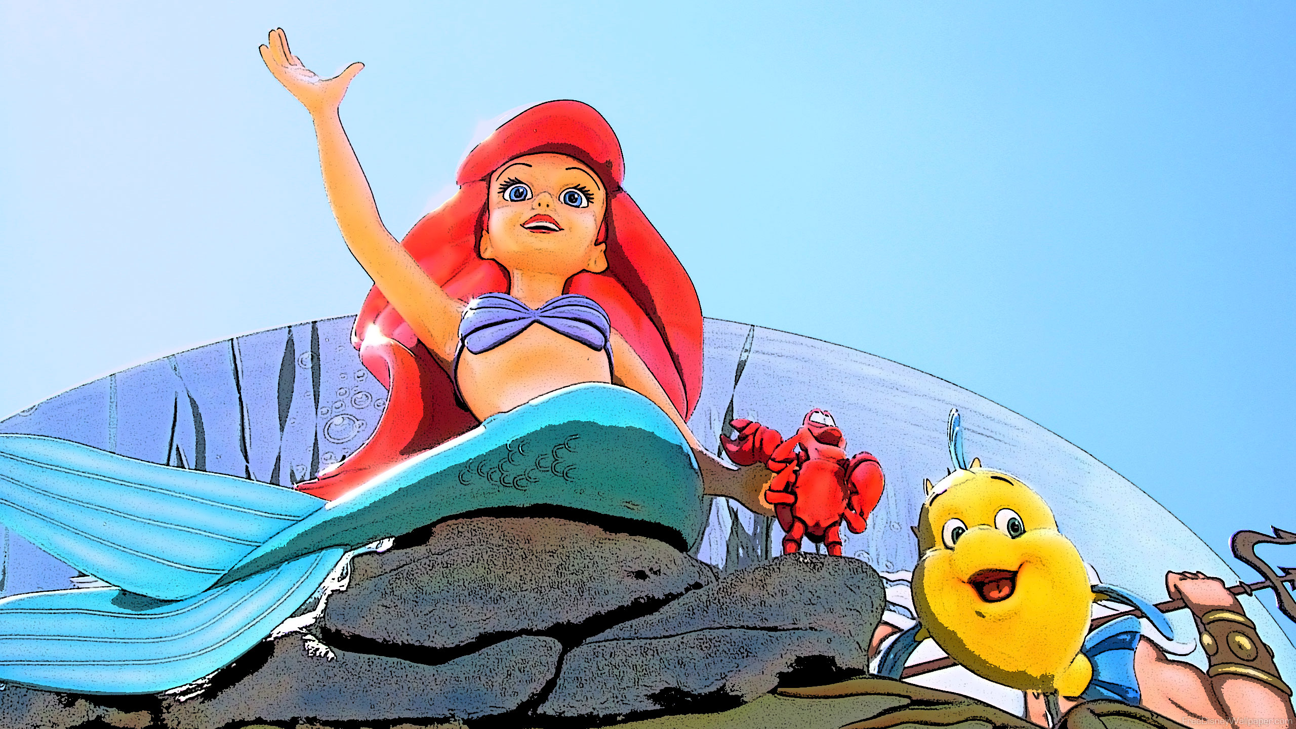 The Little Mermaid - HD Wallpaper 