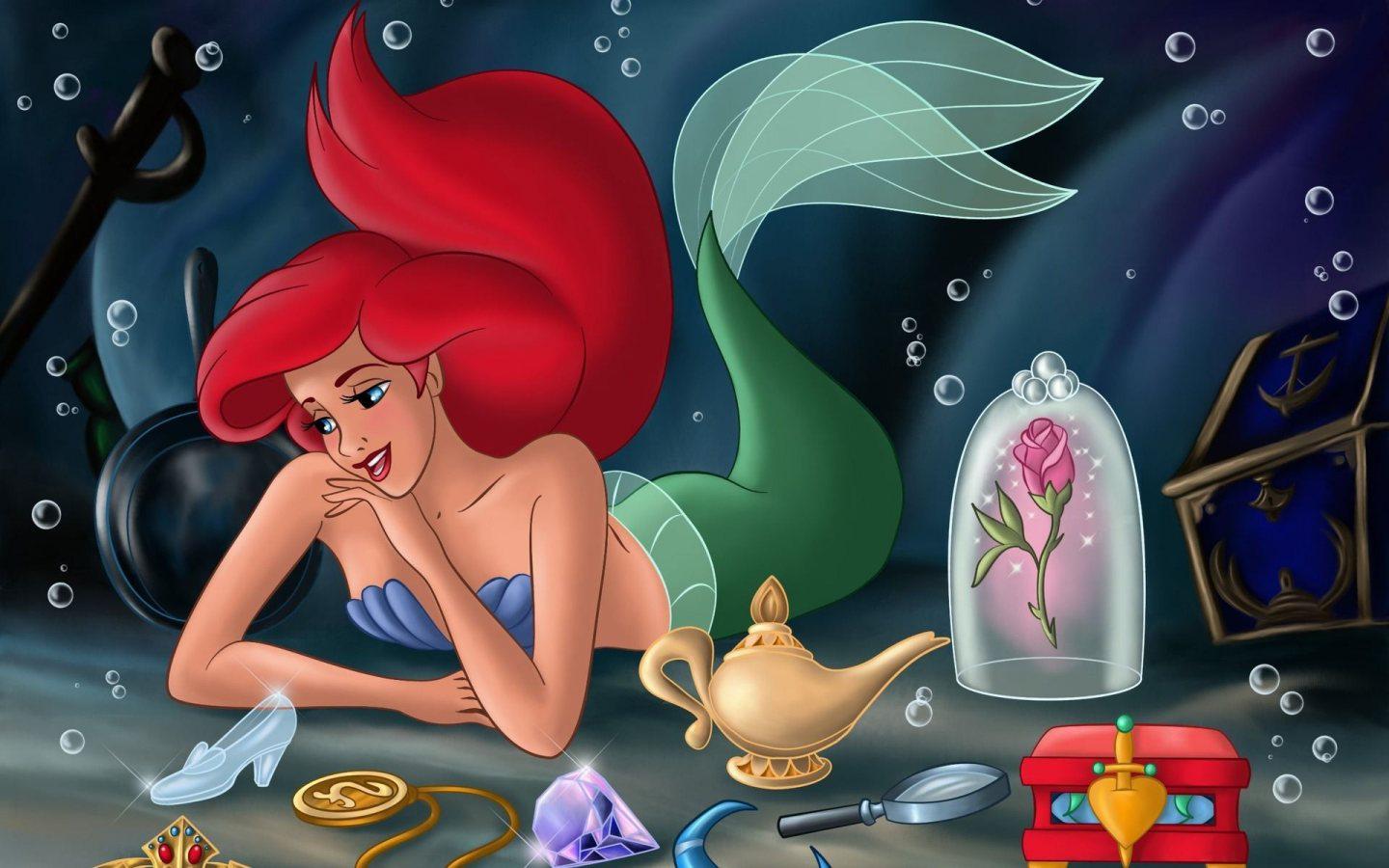 Little Mermaid Wallpaper - HD Wallpaper 
