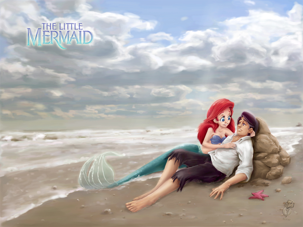 Little Mermaid Wallpaper Hd - HD Wallpaper 