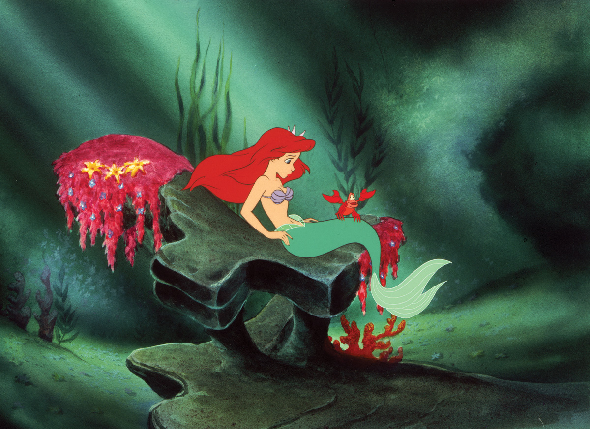 The Little Mermaid Under The Sea - Under The Sea Cartoon Little Mermaid - HD Wallpaper 