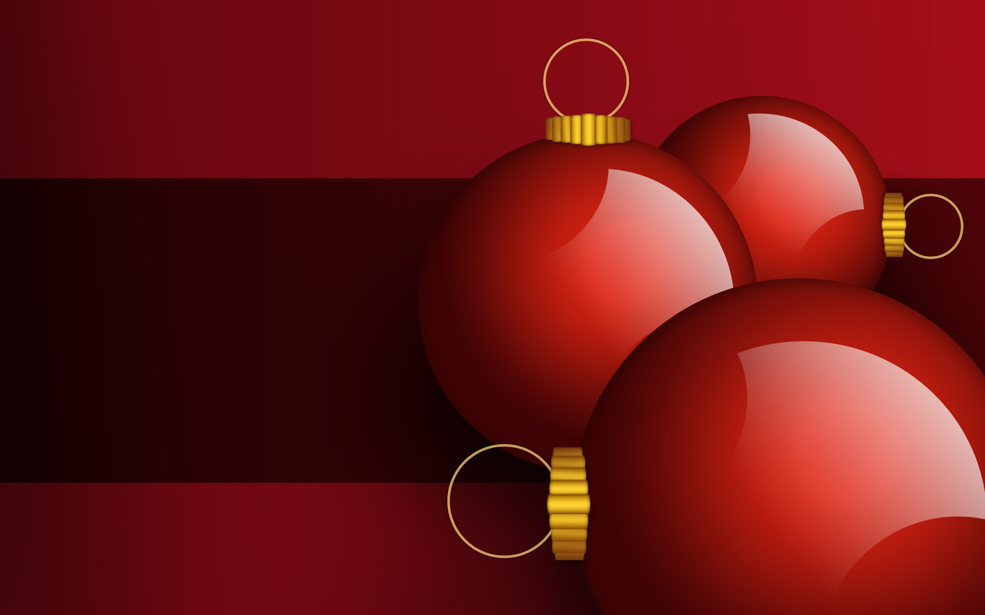 Design Christmas Card With Tree Balls In Photoshop - Christmas Card Designs Photoshop - HD Wallpaper 