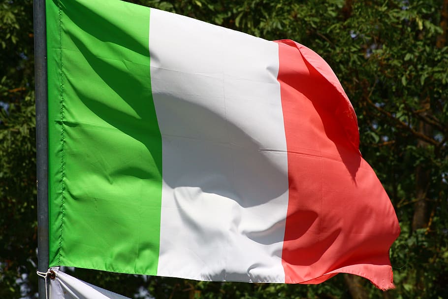Flag Of Italy, Italian, Wave, Nation, Patriotic, Rome, - HD Wallpaper 