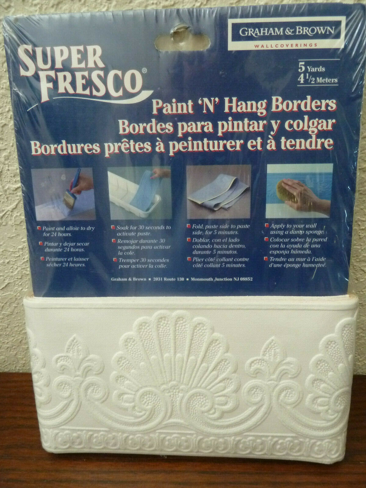 Graham And Brown Paint N Hang Leaf Border Uk 1200x1600 Wallpaper