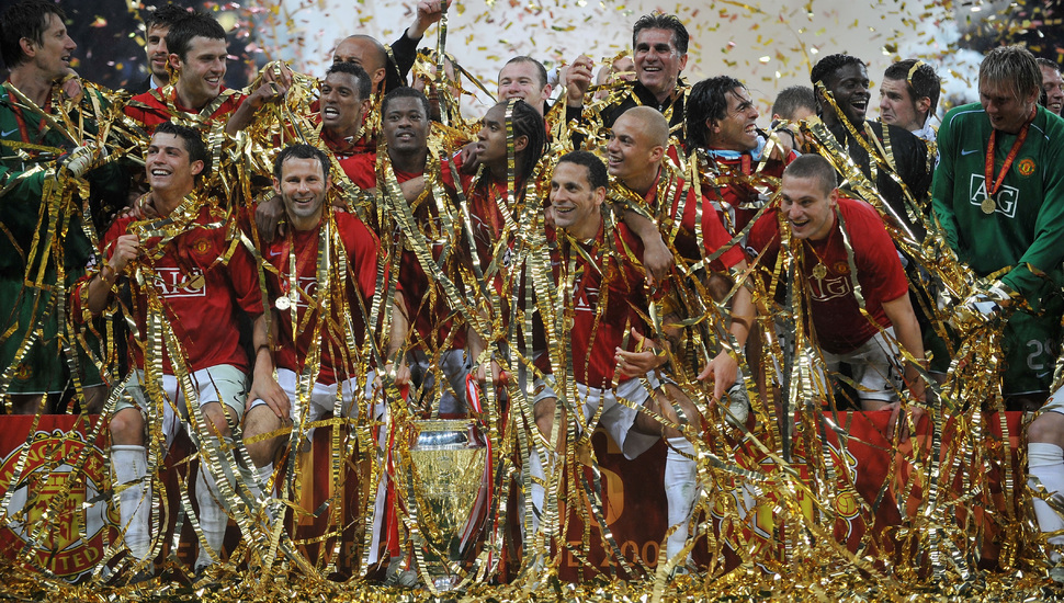 Champions League, Manchester United, Manchester United, - Man United Background Champions League - HD Wallpaper 