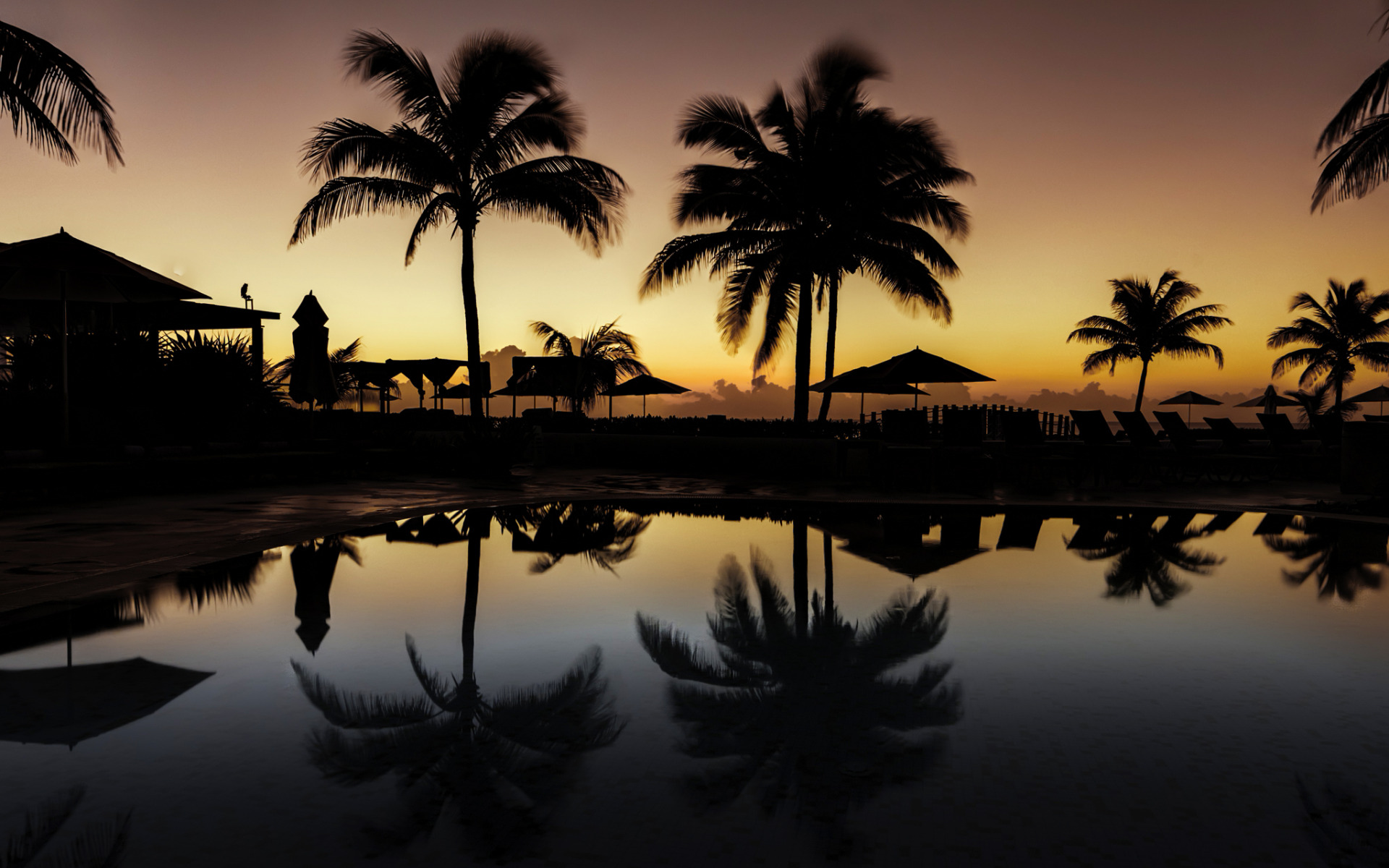 Riviera Cancun Resort & Spa, Riviera Maya, Mexico Widescreen - Reflection - HD Wallpaper 