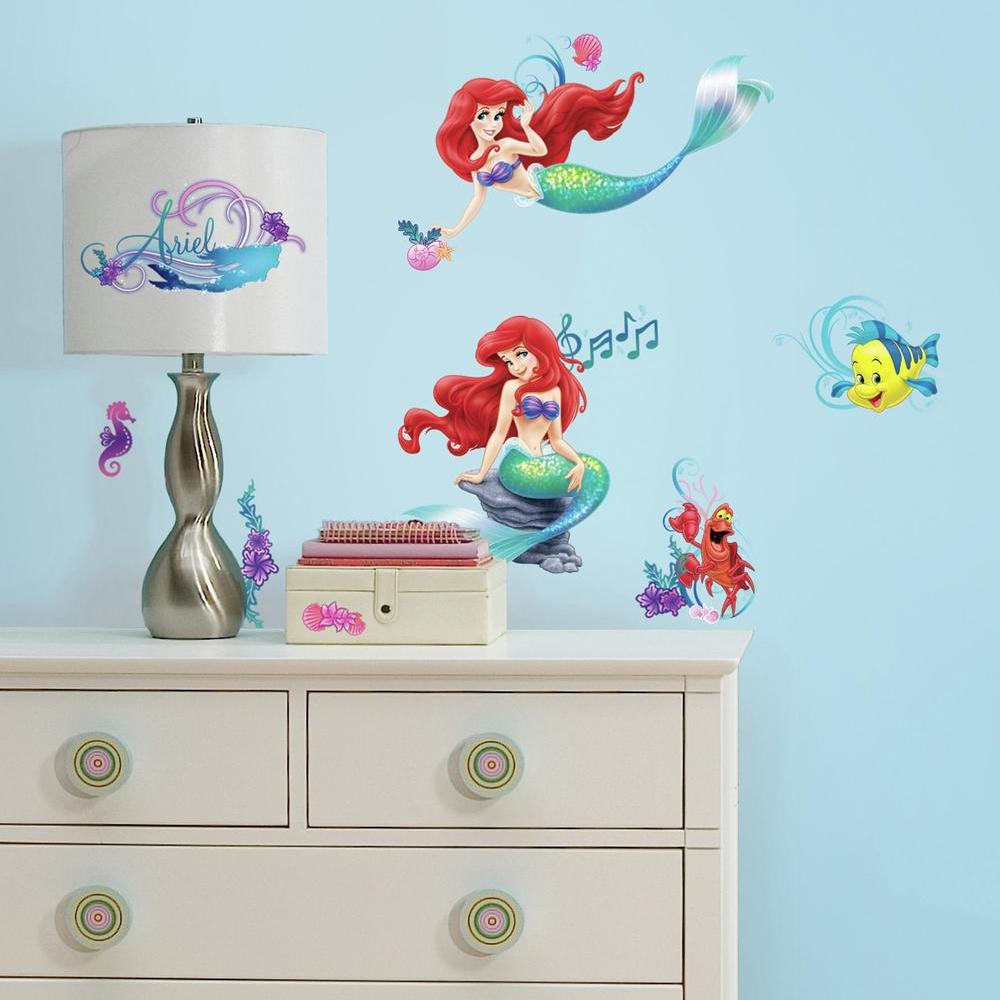 Little Mermaid Wall Decals - HD Wallpaper 