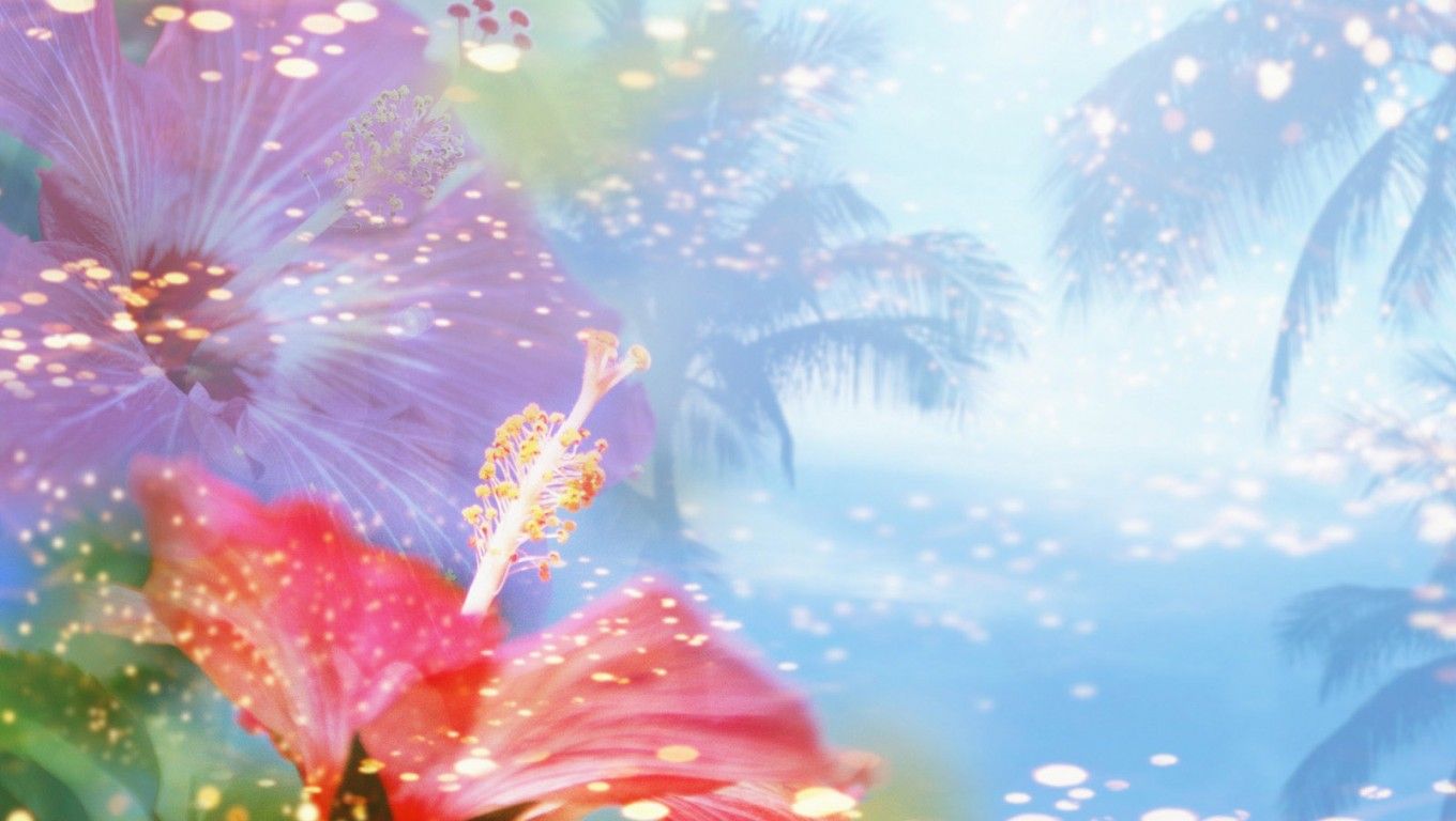 Flower Animated Nature Background - 1360x768 Wallpaper Flower Animated Nature Background - 1360x768 Wallpaper