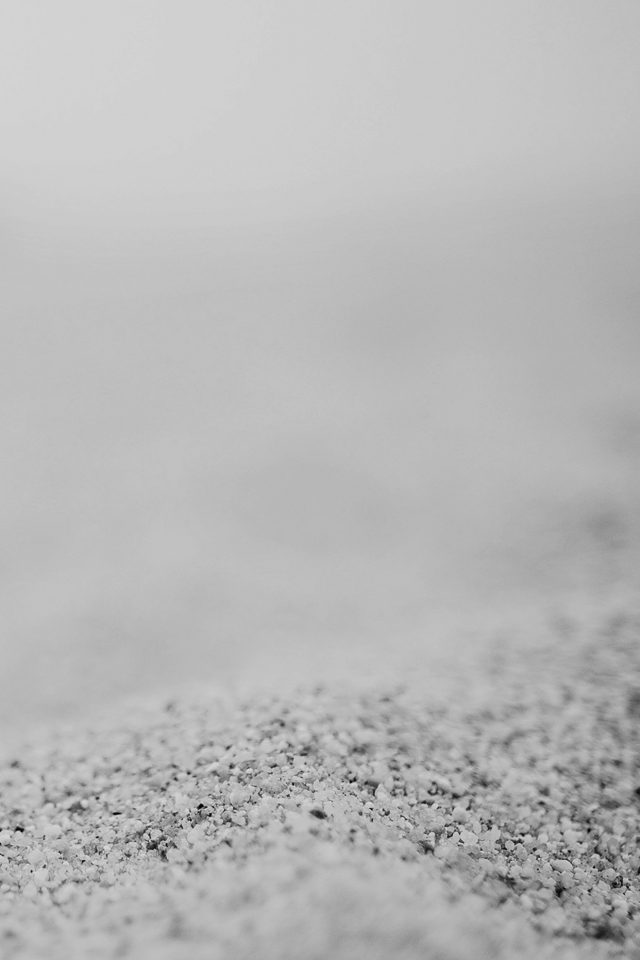 Sand Nature Sea Beach View Dark Iphone Wallpaper - Monochrome - HD Wallpaper 
