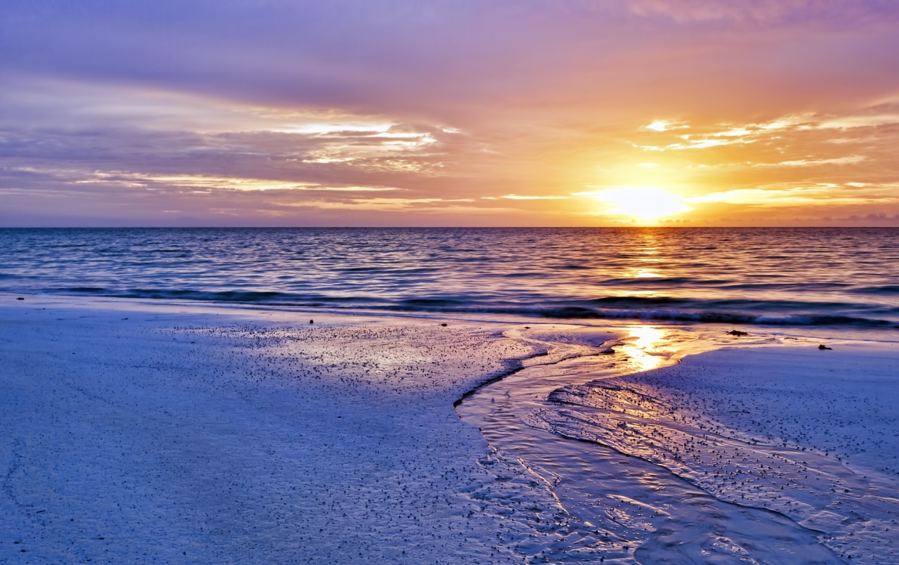 Ocean Beach Waves Shiny Sunset Wallpapers - Better With You Jesse Mccartney Lyrics - HD Wallpaper 