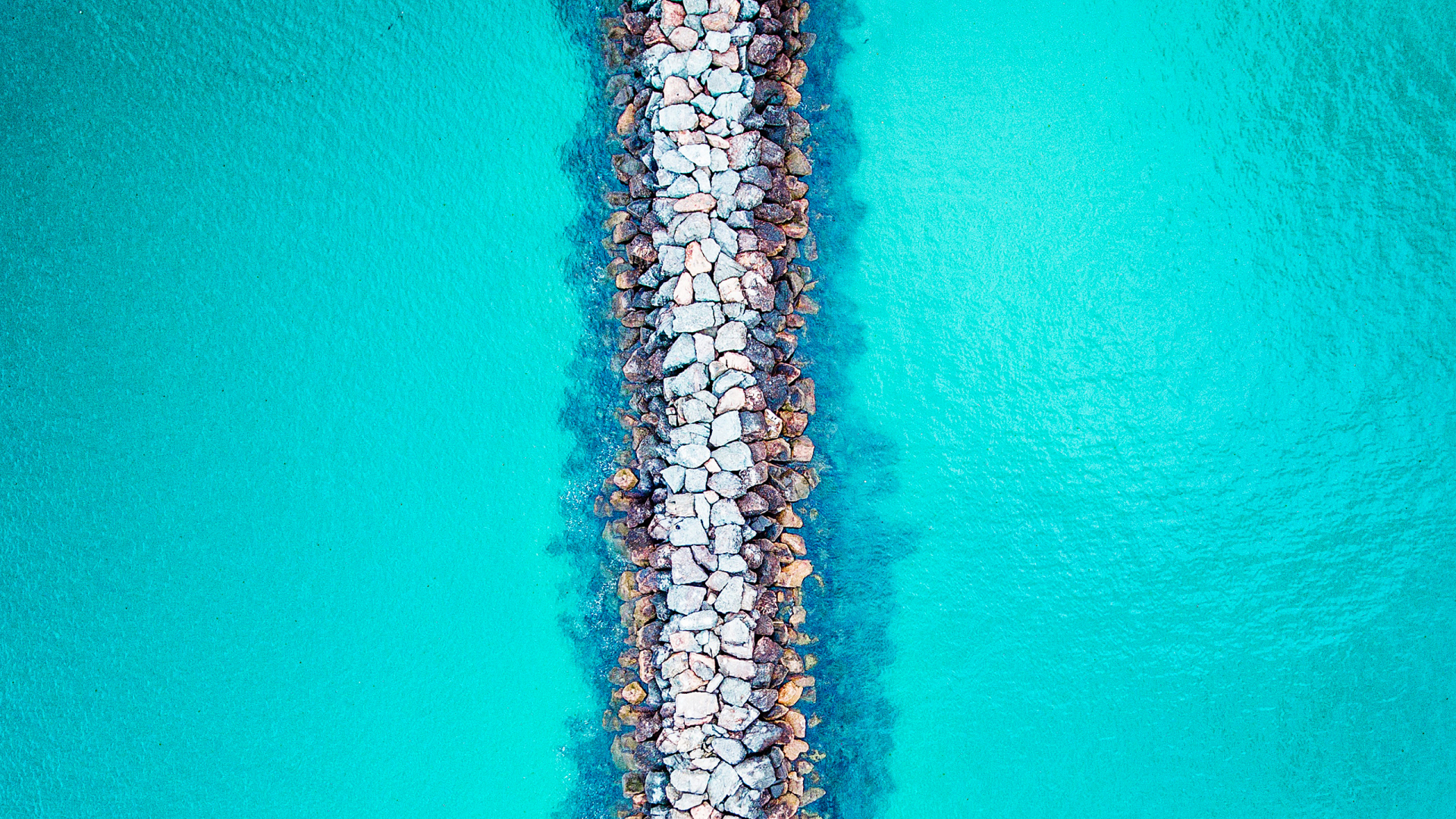 Blue Beach Wallpaper Hd - HD Wallpaper 