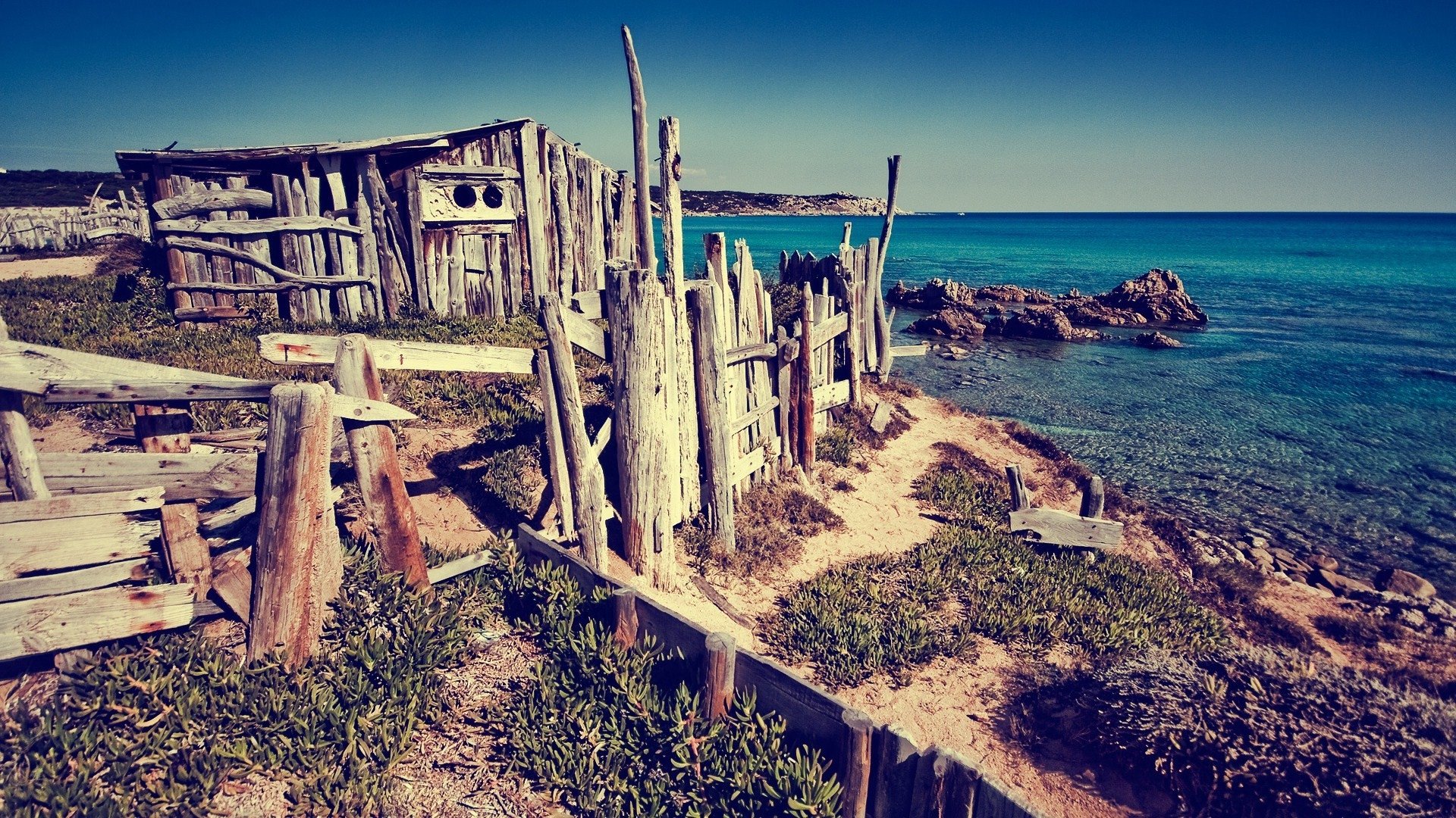 Beach Wallpaper Vintage Hd - HD Wallpaper 