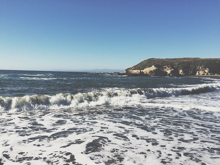 United States, Baywood-los Osos, Coastline, California, - Sea - HD Wallpaper 