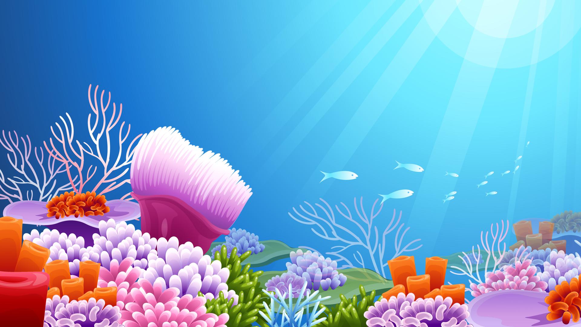 Under The Sea Wallpaper Hd Free Wallpaper Download - Free Under The Sea Background - HD Wallpaper 