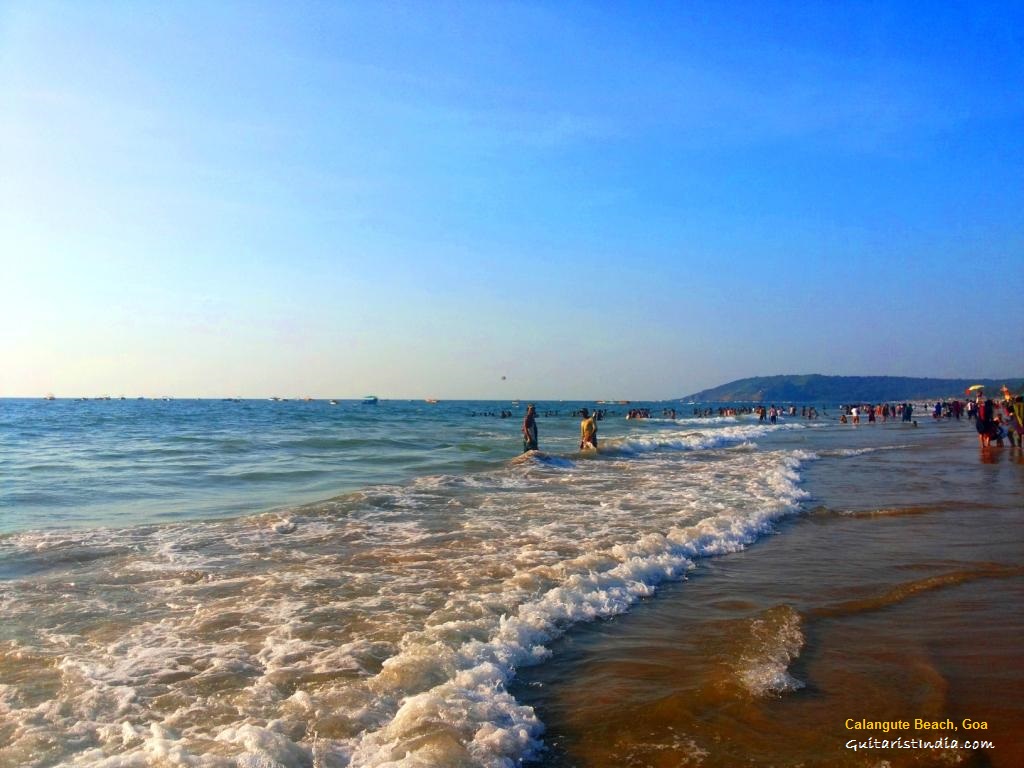 Calangute Beach Goa - Calangute Beach Goa Pic Download - HD Wallpaper 