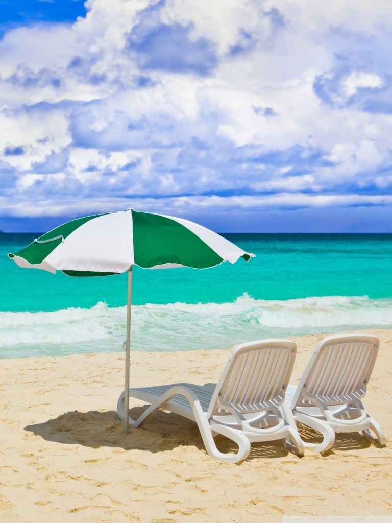 Relaxing Pictures Of The Beach - HD Wallpaper 