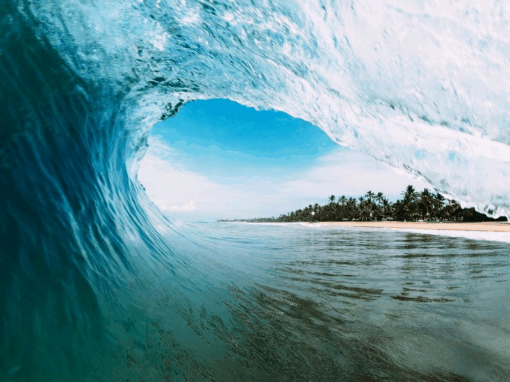 Inside Barrel Wave - HD Wallpaper 