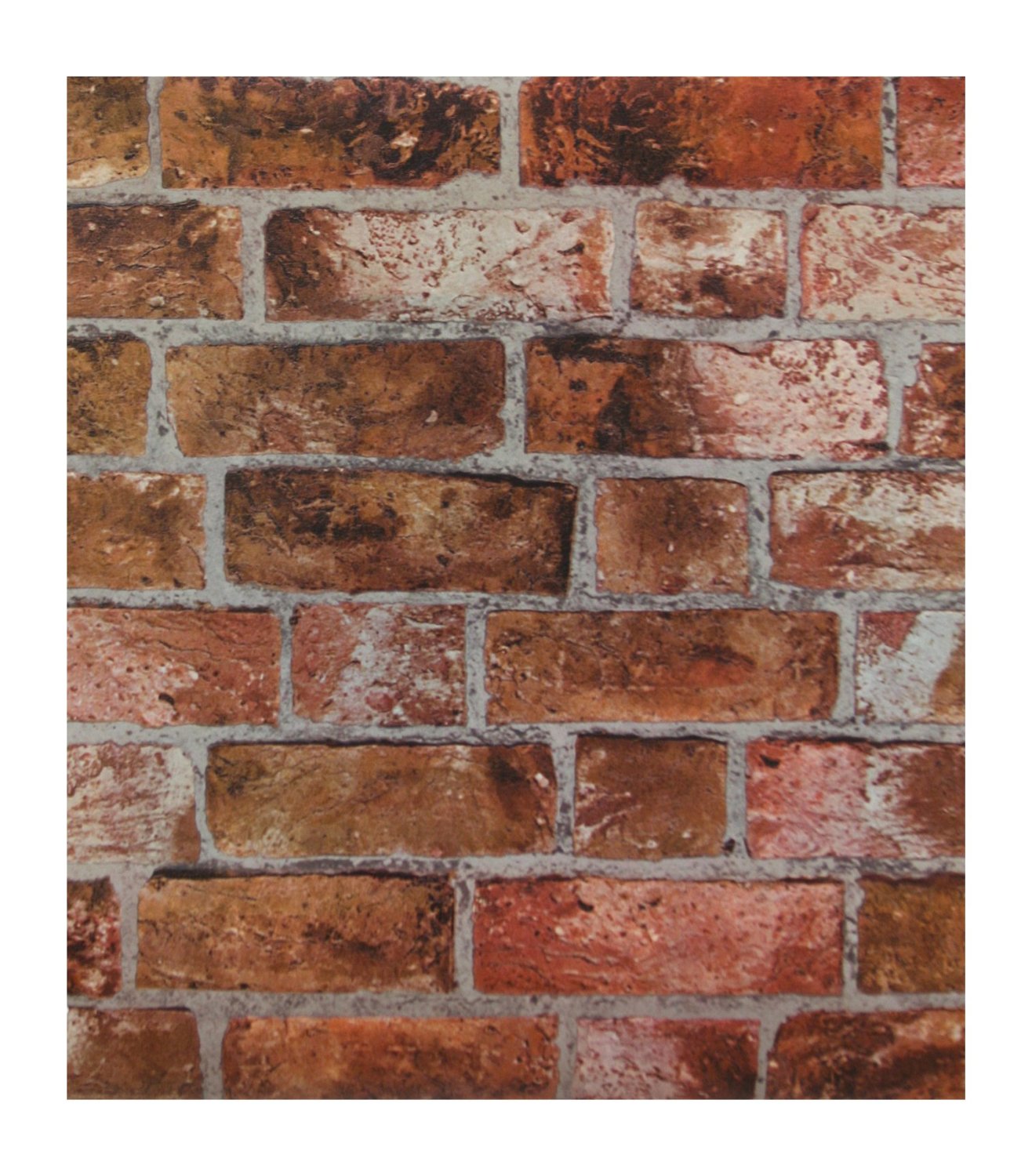 Brick Wallpaper Amazon - Faux Distressed Brick - HD Wallpaper 