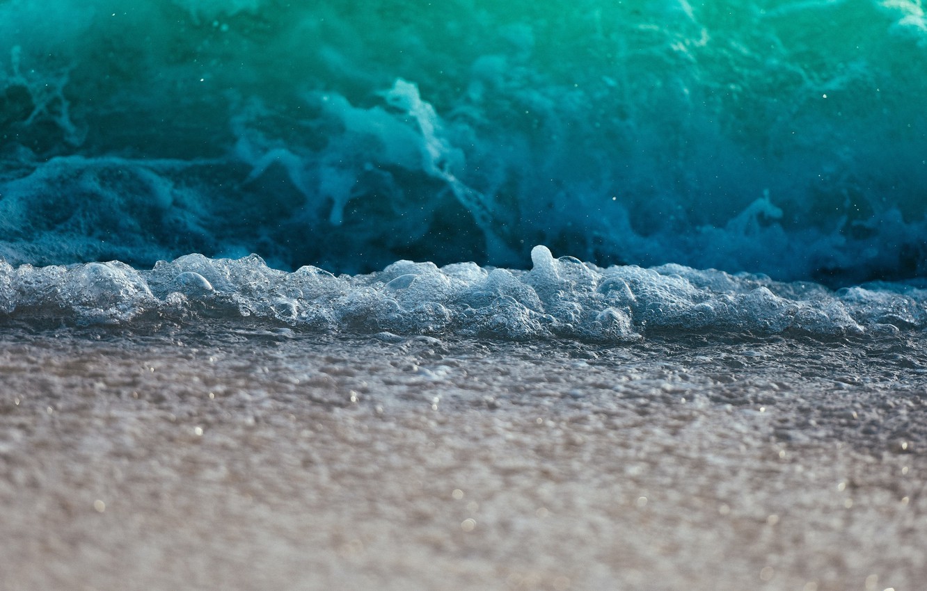Photo Wallpaper Nature, Blue, Beach, Sand, Ocean, Sea, - HD Wallpaper 