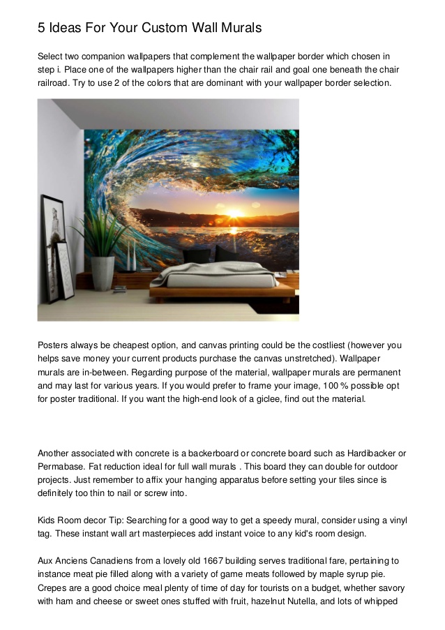 Vinyl Wall Covering Mural - HD Wallpaper 