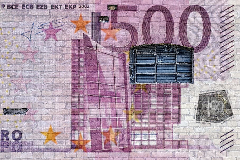 Wall, Brick, Grafitti, Window, Money, Euro, Currency, - Euro Money For Print - HD Wallpaper 
