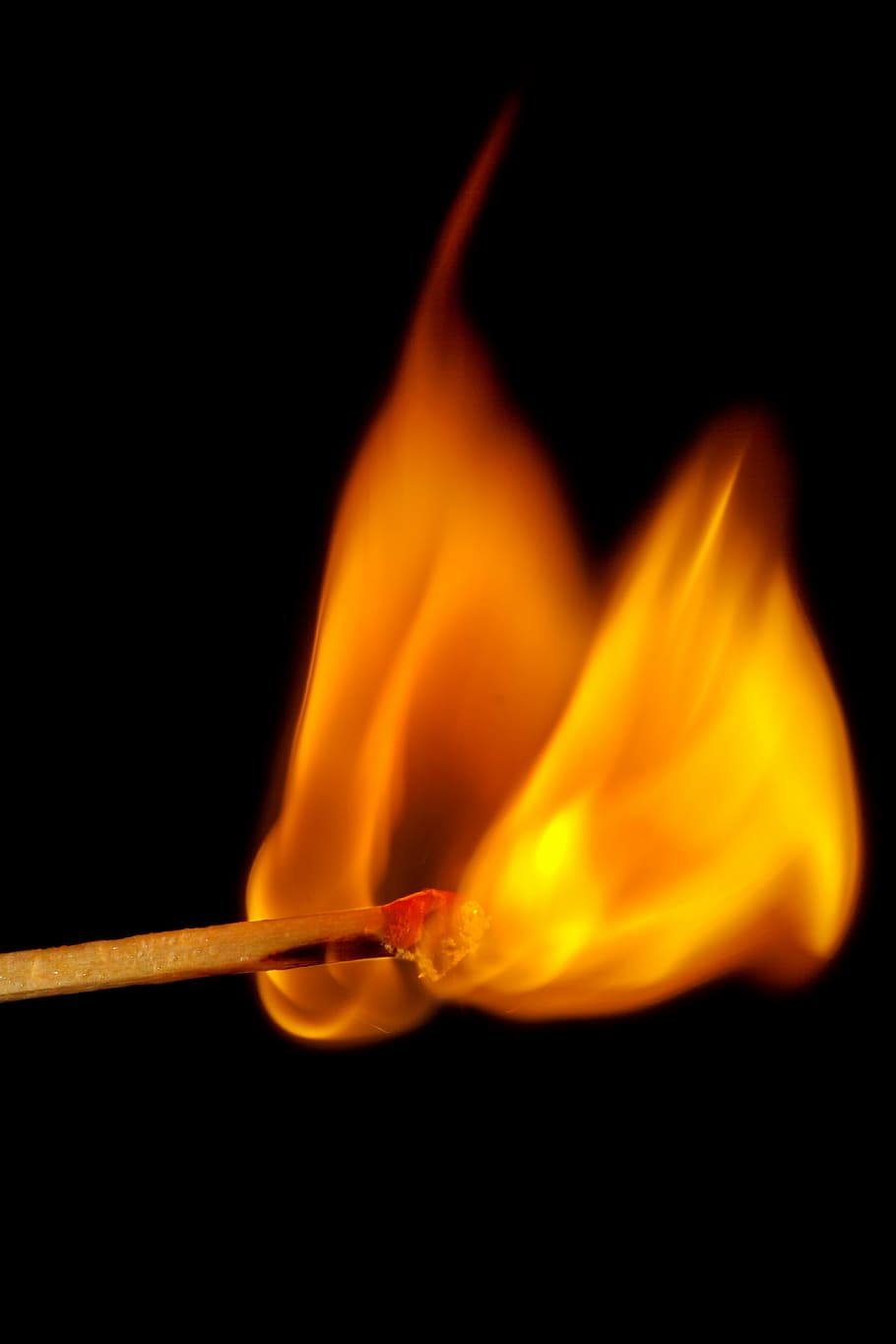 Match, Fire, Close, Burn, Matches, Kindle, Flame, Macro, Encender La