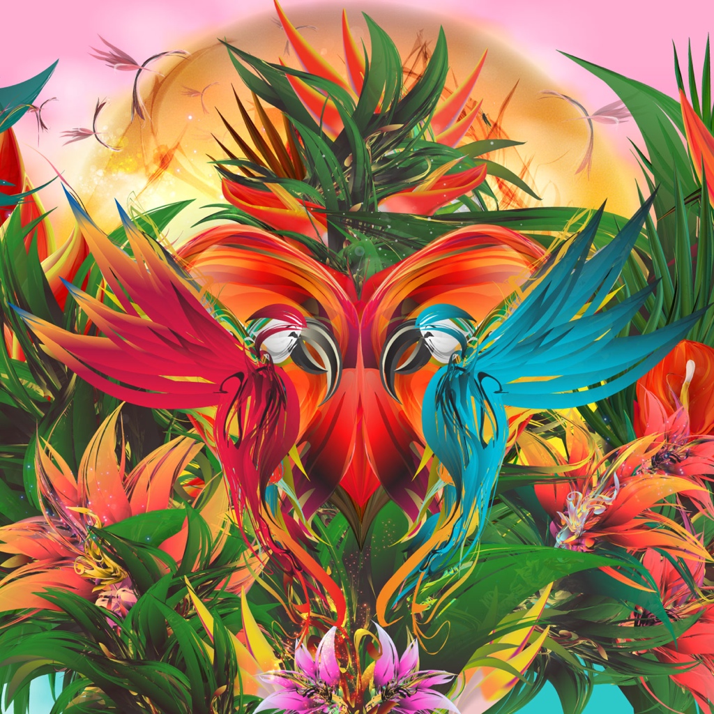 Abstract Wallpaper Tropical - HD Wallpaper 