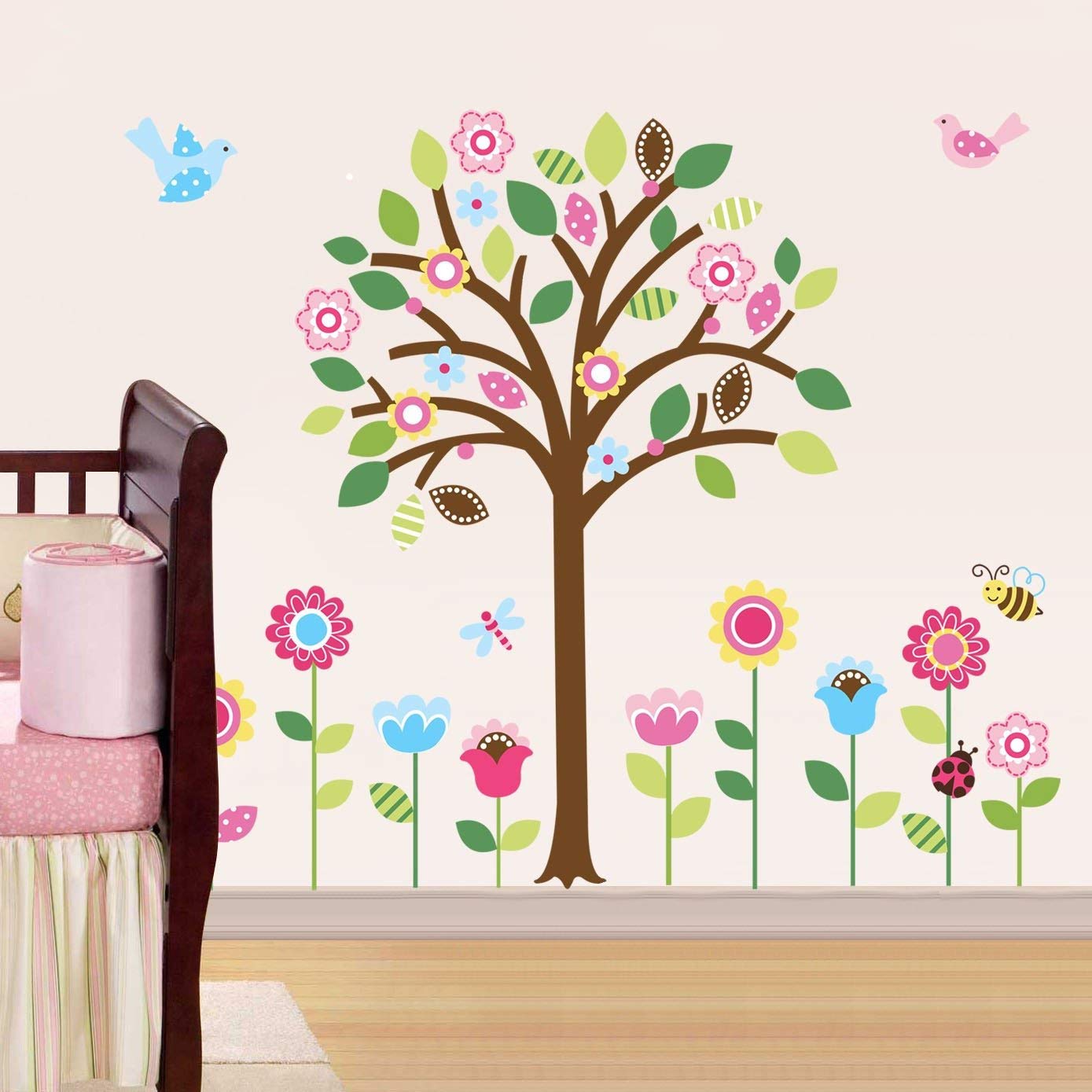 Stylish Wall Sticker For Kid Bedroom Amazon Com Pretty - Baby Room Design With Sri Lanka - HD Wallpaper 
