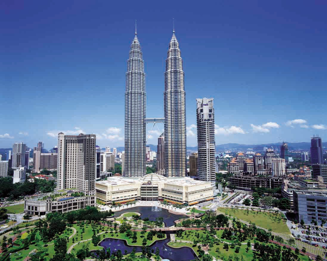 Petronas Twin Towers Minecraft - HD Wallpaper 