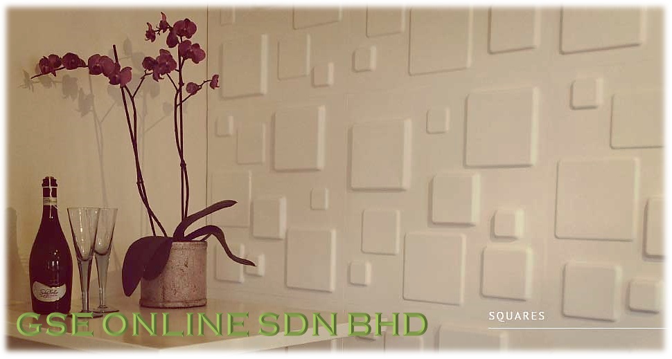 Squares 3d Wall Panel Malaysia - Wall - HD Wallpaper 
