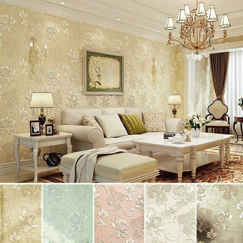 Floral Wallpaper For Bedroom Walls - HD Wallpaper 