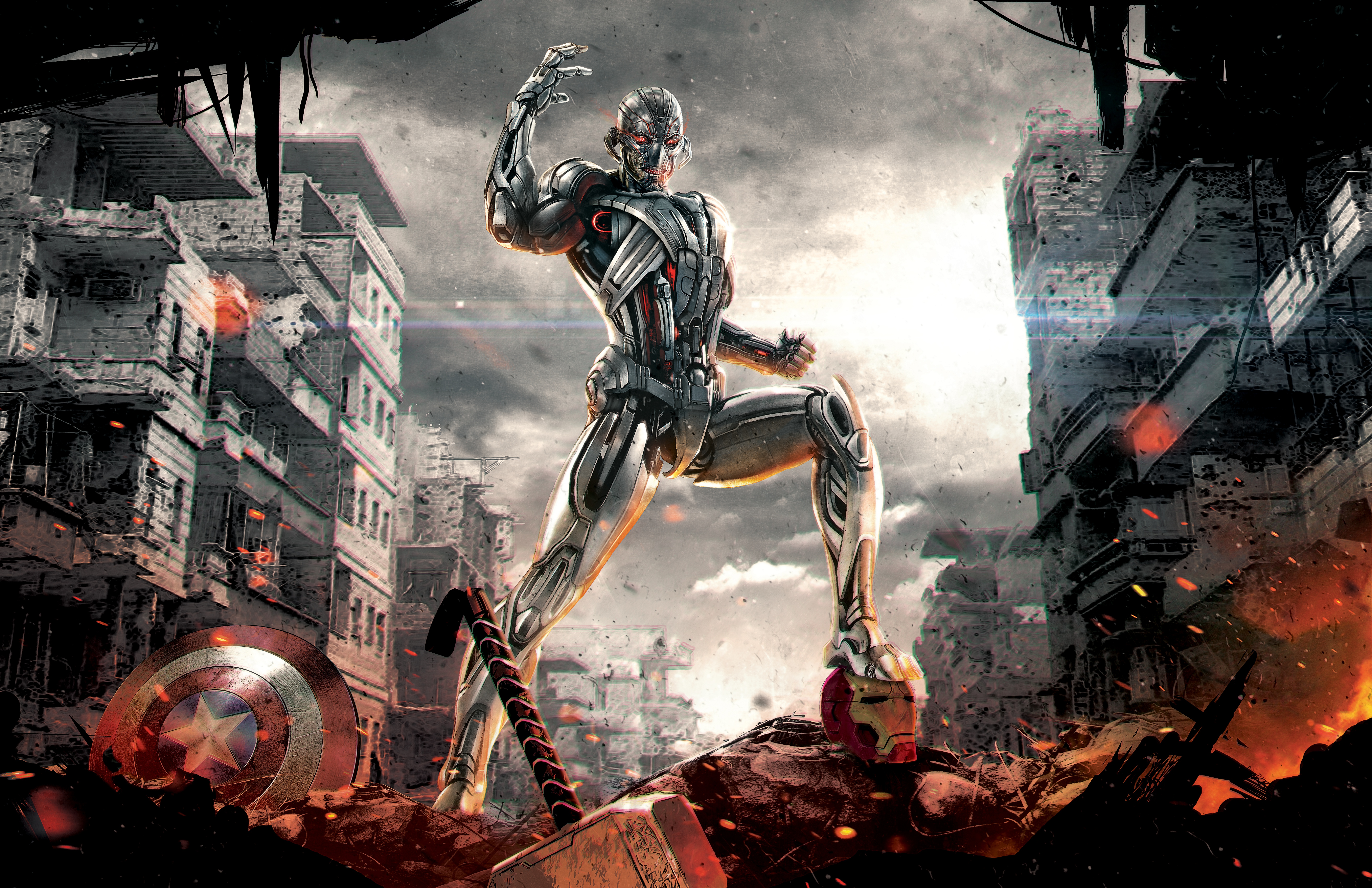 Ultron Promo Art - HD Wallpaper 