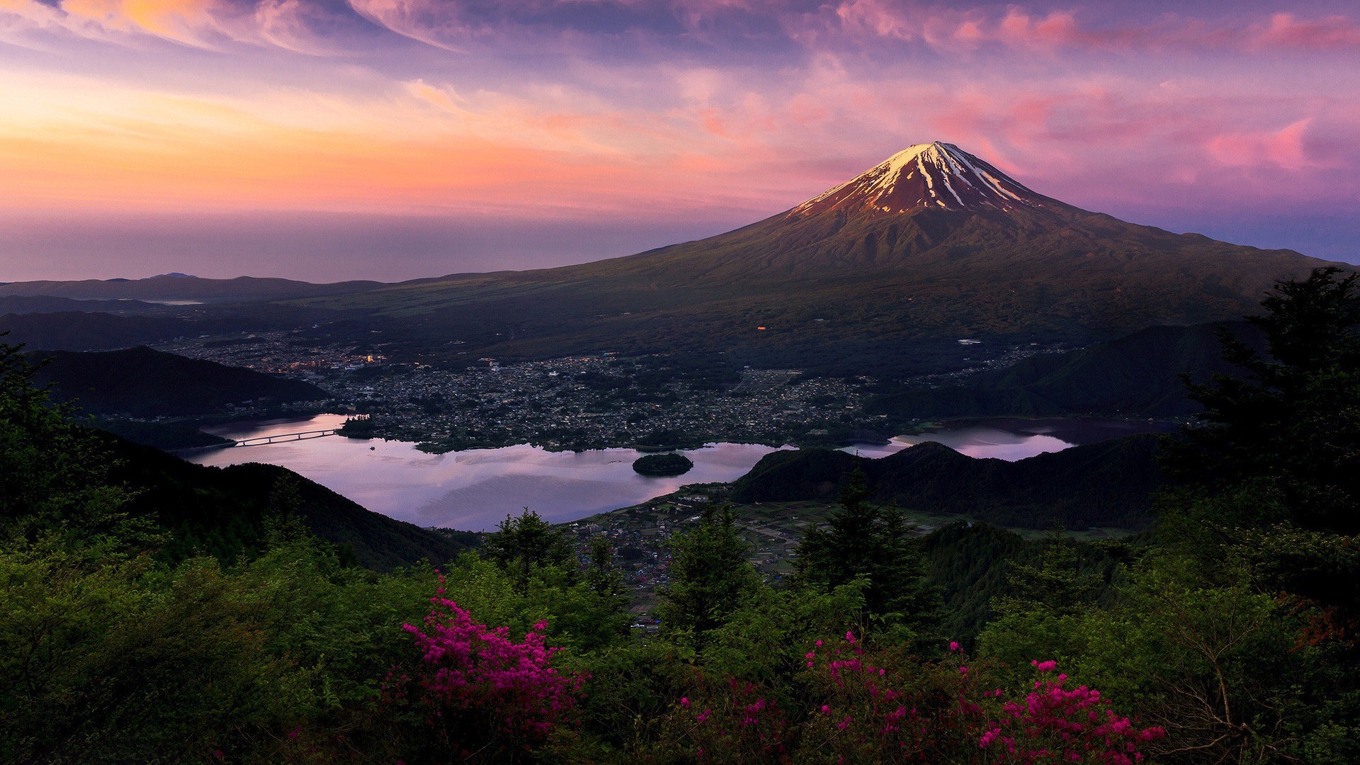 Japan Landscape Wallpaper Hd - HD Wallpaper 