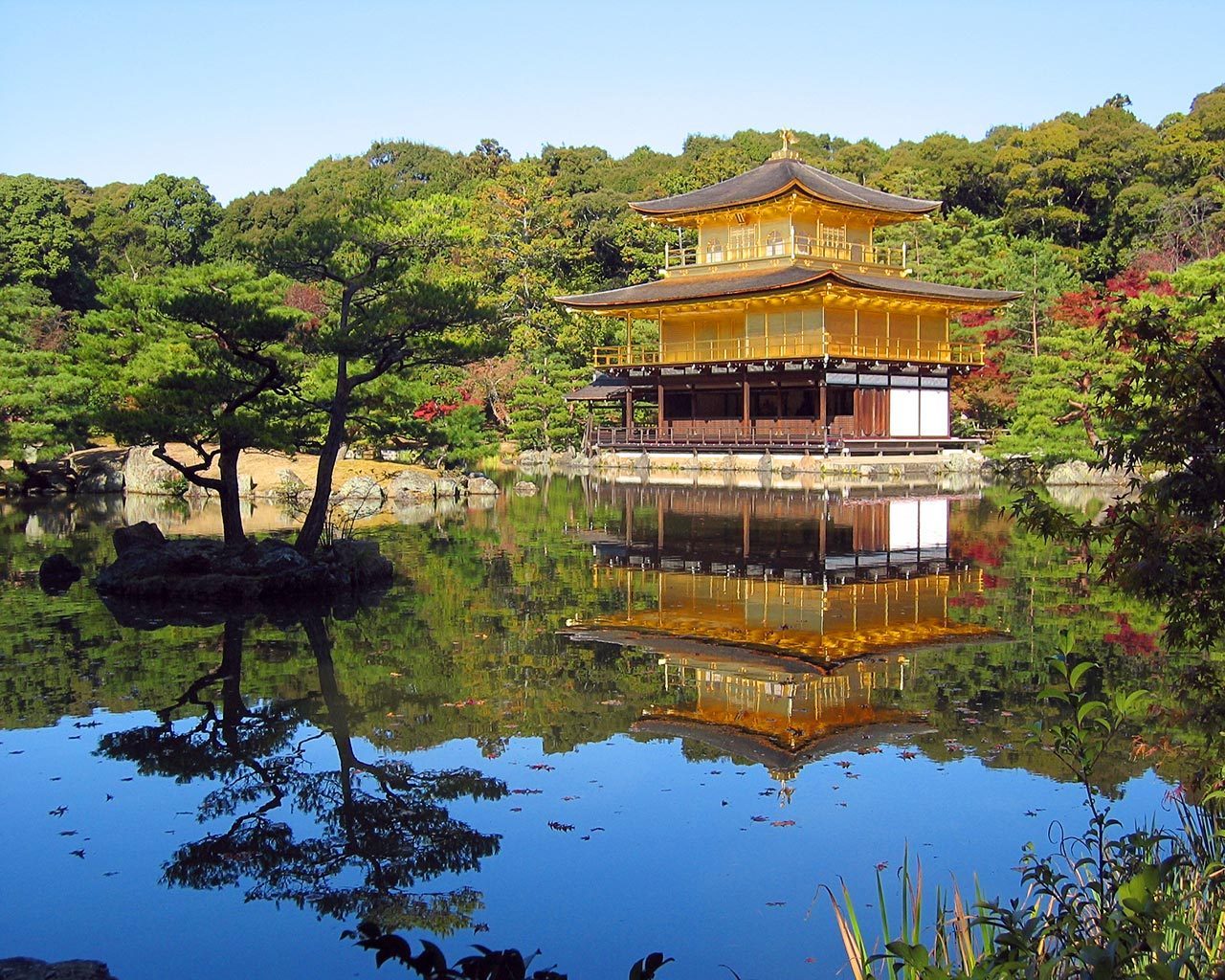 ♥ Beautiful Japan - Kinkaku-ji - HD Wallpaper 