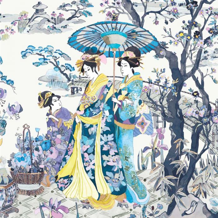 Toile De Jouy Japanese - HD Wallpaper 