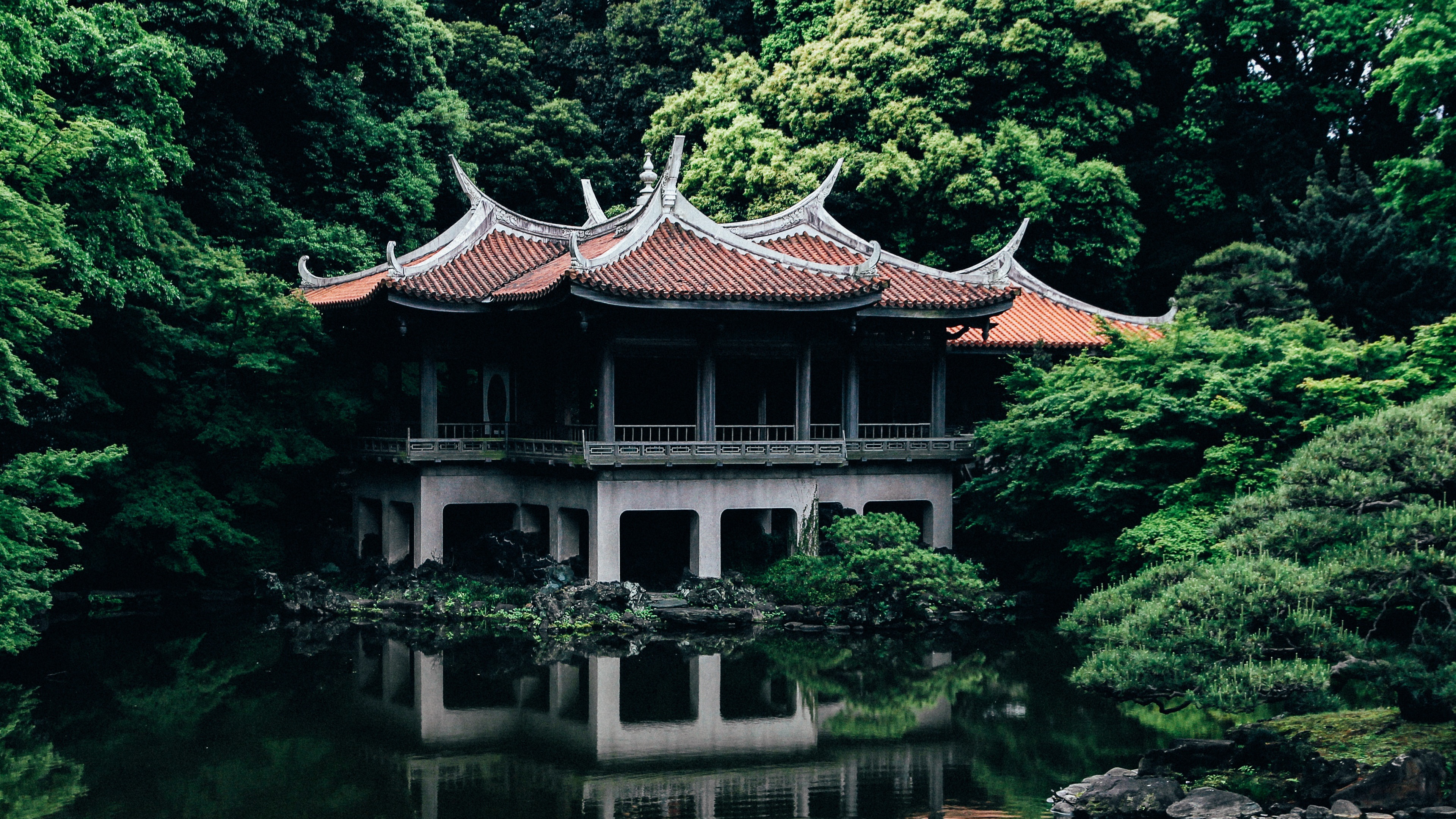 Wallpaper Japan Tokyo Temple Trees Pond Shinjuku Gyoen Taiwan Kaku 3840x2160 Wallpaper Teahub Io Wallpaper Japan Tokyo Temple Trees Pond Shinjuku Gyoen Taiwan Kaku 3840x2160 Wallpaper Teahub Io
