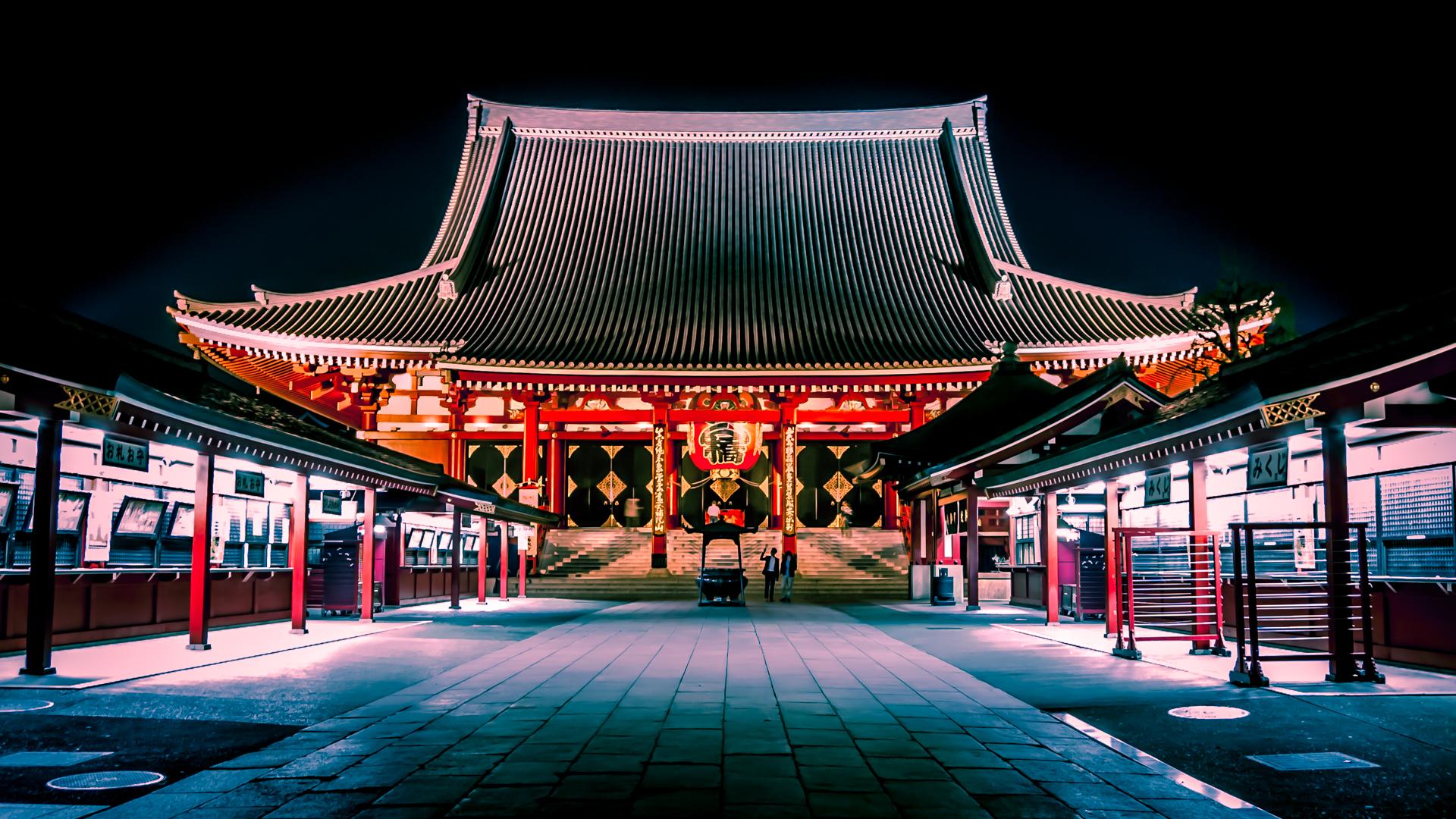 Temple In Tokyo, Wallpaper V - Senso Ji - HD Wallpaper 