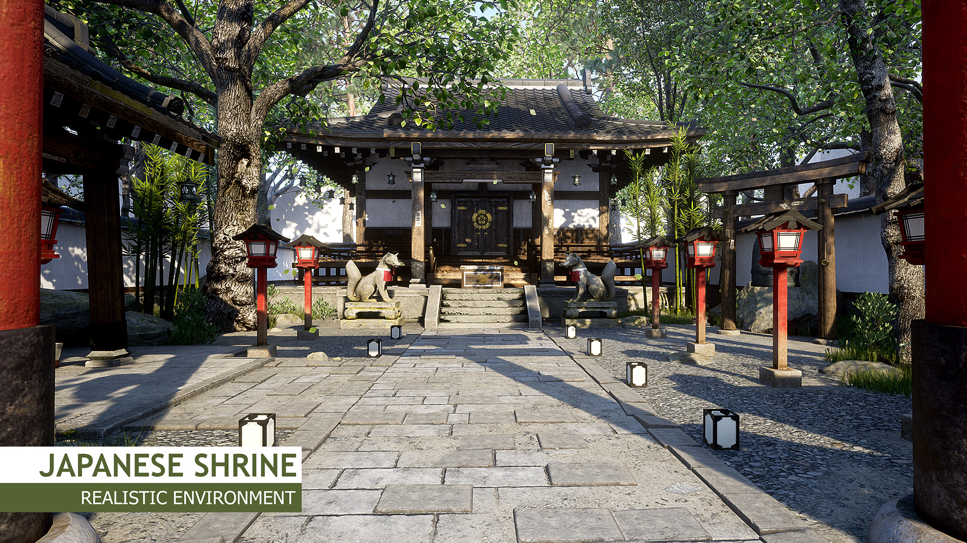 Shinto Shrine - HD Wallpaper 