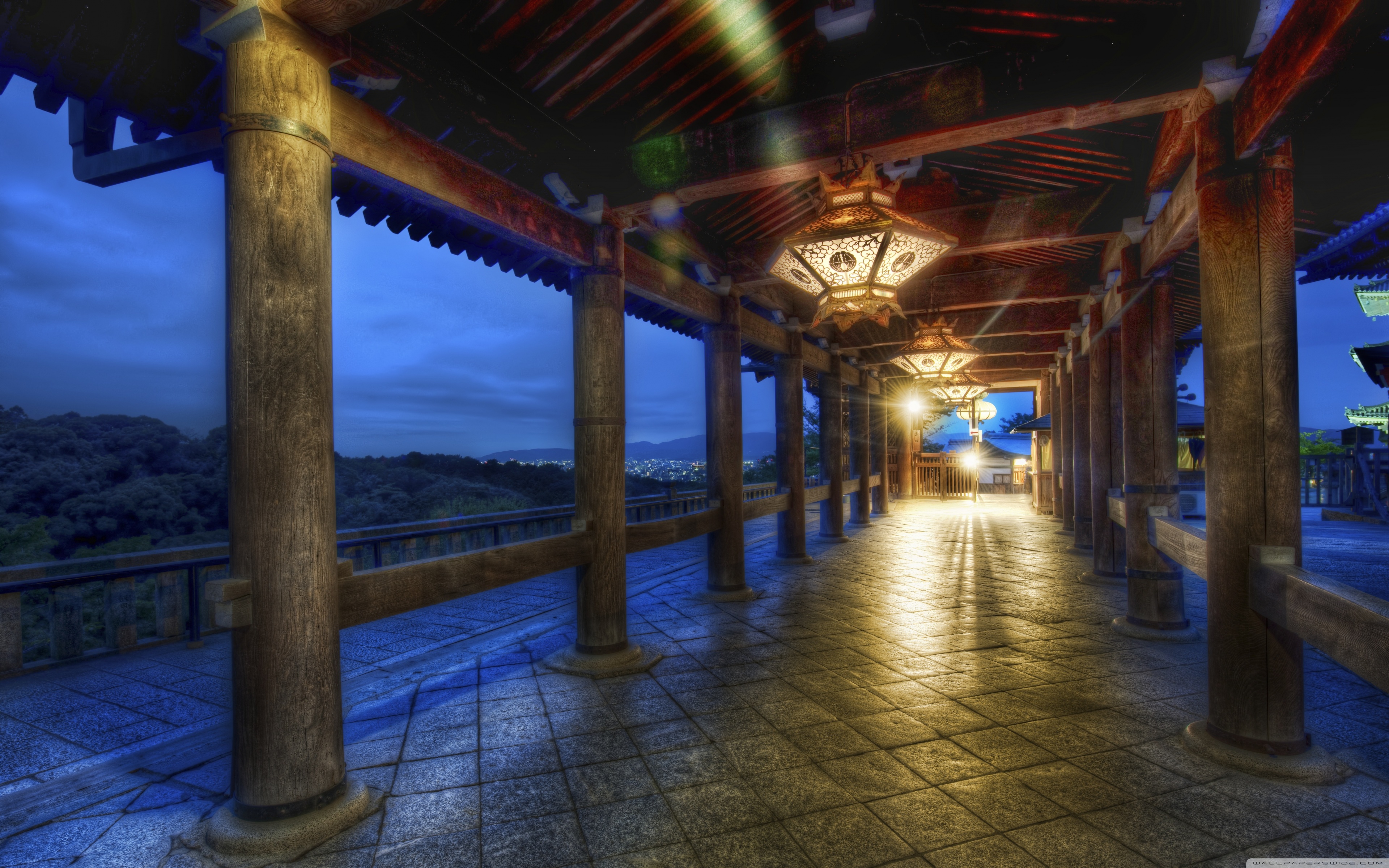 Kyoto Wallpaper Night - HD Wallpaper 