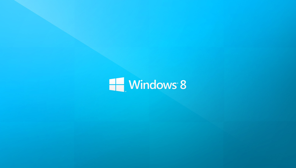 Microsoft, Windows 8, Os, Logo, Blue Background, Blue, - Windows 10 Background Logo - HD Wallpaper 