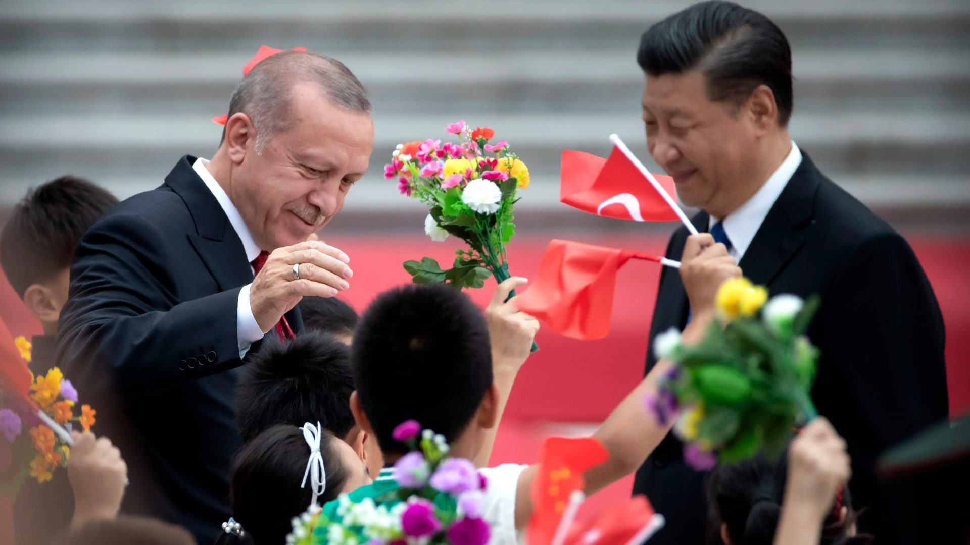Resident Erdogan & President Xi - Recep Tayyip Erdogan Xi Jinping - HD Wallpaper 